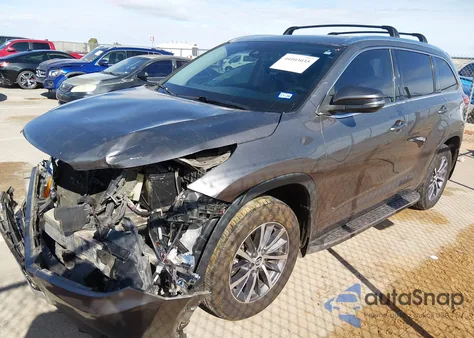2017 Toyota Highlander Xle from USA, damaged, VIN 5TDKZRFH0HS519770
